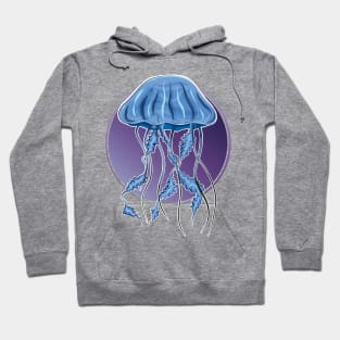 Jellyfish in purple Hoodie